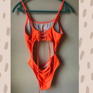 Neon Monokini One piece Swimsuit